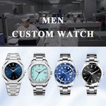 High Quality Designer Waterproof Luxury Classic Stainless Steel Wrist Watches Custom Logo Made Watch for Men Wholesale