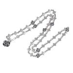 S925 Sterling Silver Necklace Wholesale Rose Lady's Holiday Gift Vintage Fashion Jewelry Silver Jewelry Gift