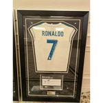 Cristiano Ronaldo Signed Limited Edition Football Jersey With Authentic Autographed Signed Jersey Soccer Autograph Jersey