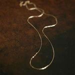 Genuine 14K Solid Gold Necklace, Minimal Simple Style Neck Chain, Fine Jewelry, Real Au585 for Women, Girl, 2022, Kj159