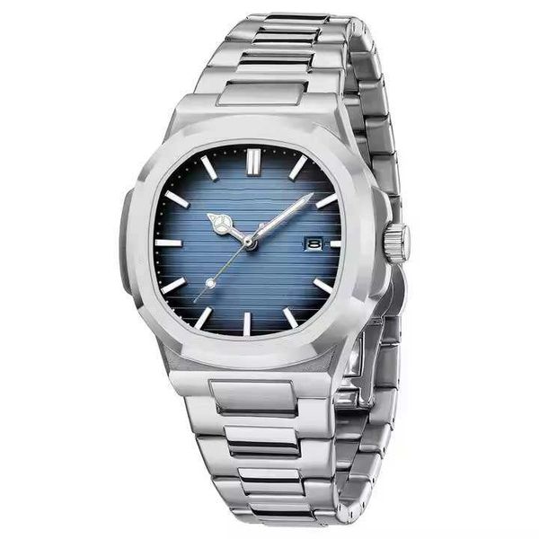 New Luxury Men's Stainless Steel Quartz Watch Business Waterproof Men's Reloj Clock Luminous Date Fashion Style