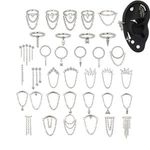 GZN Factory Wholesale High Polished Titanium Body Piercing Jewelry With CZ Dangle/Chain 16G Internal Thread Helix Earring Labret