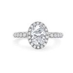 D VS Engagement Wedding Promise Ring for Women Stunning IGI Certified Ethical and Sustainable Lab Grown Oval Cut Diamond Ring