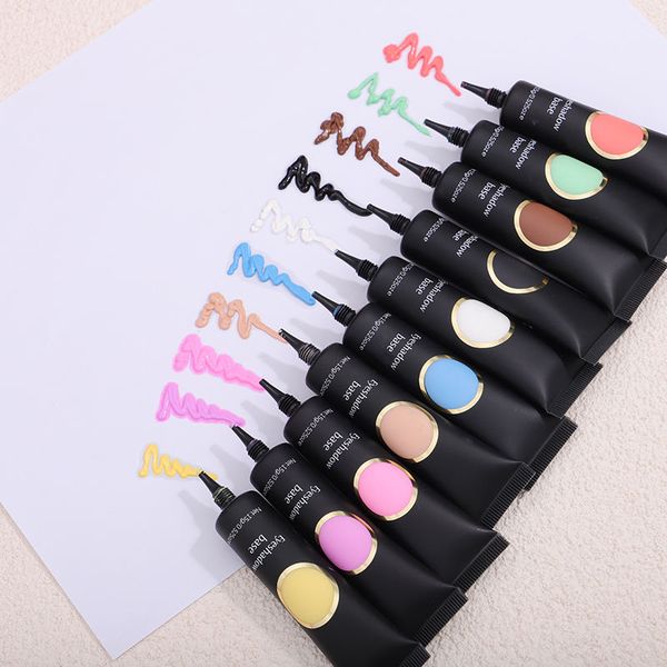 E01 Cosmetics Custom OEM Cruelty Free Cream Eyeshadow Base Private Label Eye Primer No Logo Vegan Liquid Matte Eyeshadow Base