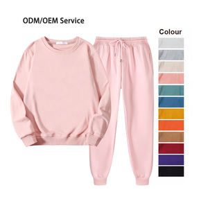 Custom Logo Blank Jogger Hoodie Set Plain New Fashion Couples Sportswear Tracksuit Sweatsuit Men 2 Piece Sweat Suit Sets