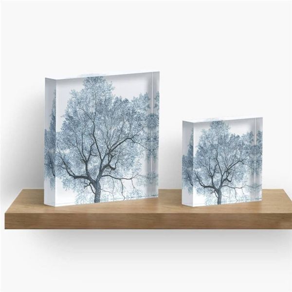 Custom Acrylic Logo Blocks Silk Screen Digital Printing Laser Cutting Engraving UV Printing Acrylic Photo Block